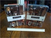 Art style Plastic Flatware 2 NIP