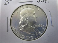 1963 - D Ben Franklin Half Dollar