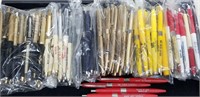 OVER 100 VINTAGE ADVERTISING PENS