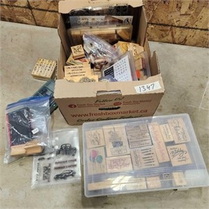 Box of Wooden Stamps