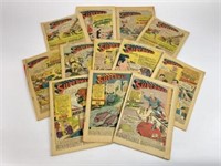 Selection of Vintage Superman Comic Books