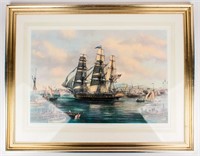 Art Roy Cross Print USS Constitution Old Ironsides