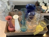 Large lot of vases