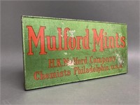 Mulford Mints Advertising Tin 5 Cent
