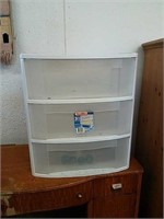 3 drawer Sterilite cart