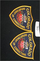 DEPARTMENT OF CORRECTIONS COLORADO ARM PATCHES