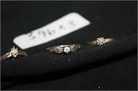 DIAMOND AND GOLD ENGAGMENT RINGS