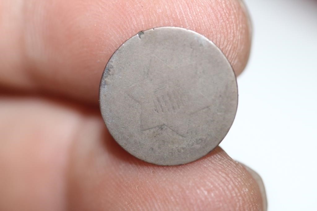 A Cull Silver 3 Cent Piece