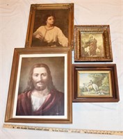 LOT - VINTAGE PICTURES, PRINTS & FRAMES