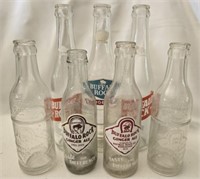 Lot of 7 vintage Buffalo Rock bottles