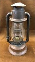 Early copper bottom Lisk lantern