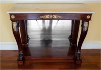 FRENCH EMPIRE STYLE CONSOLE TABLE