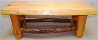 Log / Wood Slab Bench