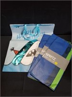 Large gift bag and tissue paper