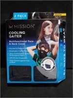 Mission cooling gaiter multi functional face and