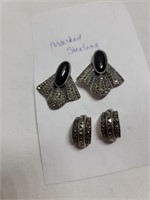 Two sets of Sterling Silver Earings