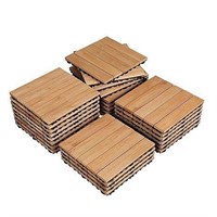 $120 (12x12) 27pcs Brown Patio Deck Tiles