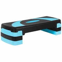 Stanz (TM) 30.5" Blue adjustable Aerobic Stepper