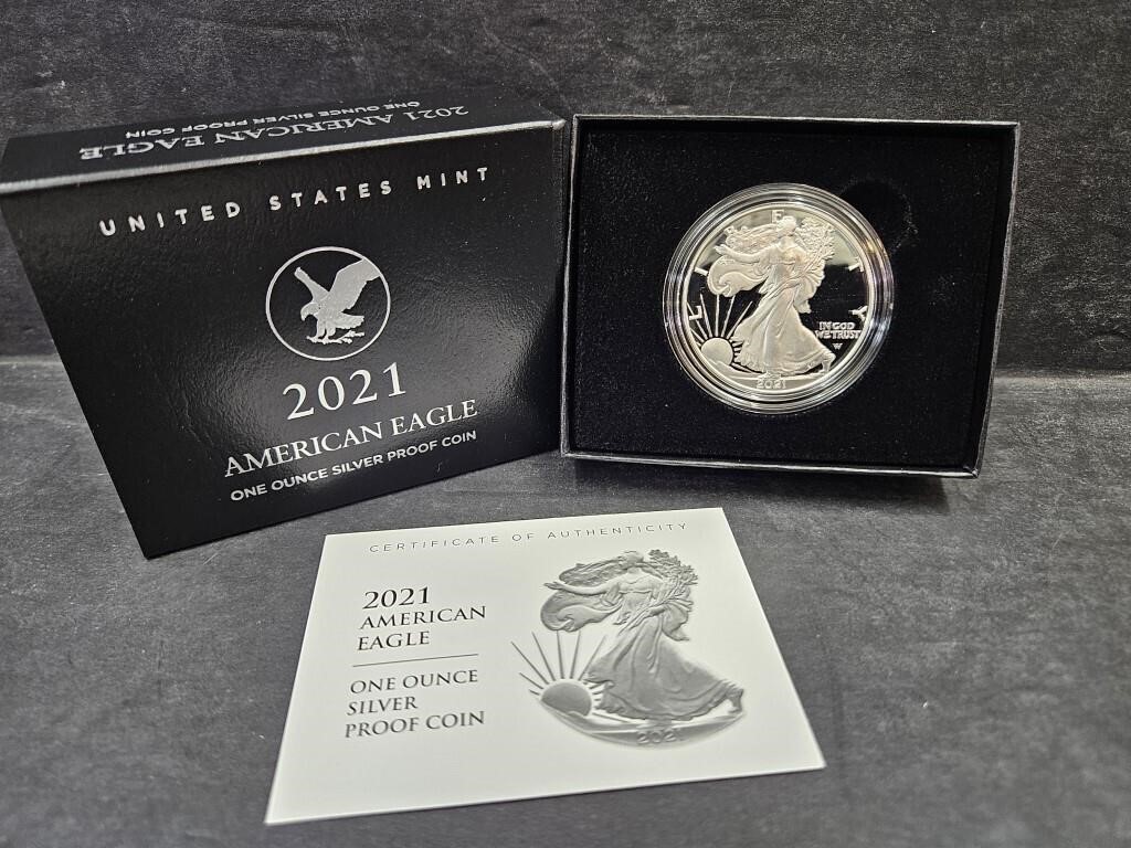 2021 American Eagle 1 Oz. Silver Proof Coin