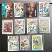 (6) Warren Moon & (5) Steve Largent Cards