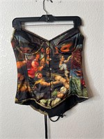 Corset Renaissance Print Size Large