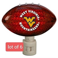 Lot of 6, West Virginia Mountaineers 3-D Football