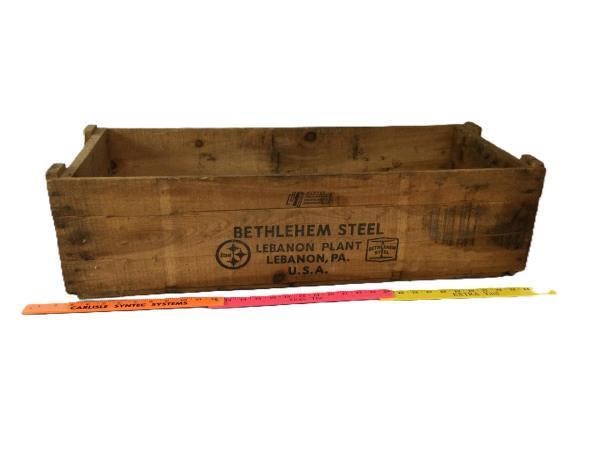 Bethlehem Steel Lebanon Plant Wooden Box