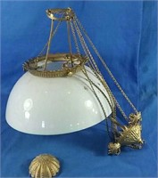 Vintage ceiling globe lamp