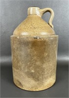 Antique Salt Glaze Stoneware Whiskey Jug