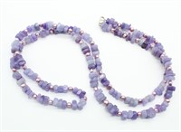 Amethyst & Cultured Pearl Necklace