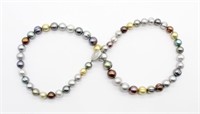 Polychrome Cultured Pearl Necklace