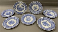 Set of Spode "Blue Room Collection" Plates
