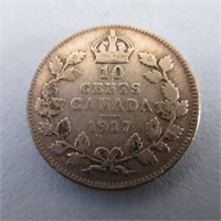1917 10c SILVER CANADA