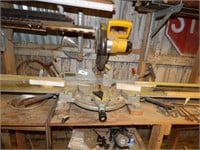 DEWALT 10" MITER SAW WITH TABLE EXTENSIONS
