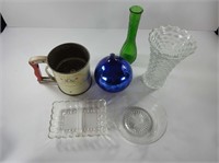 Vintage Hand-I-Siff, Bowl, Divided Dish, Vase