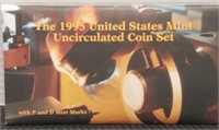 1995 United States mint uncirculated coin set.  P