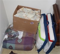 Pile of Misc Softgoods: Comforters, etc
