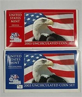 2003 & 2004  US. Mint  Uncirculated sets