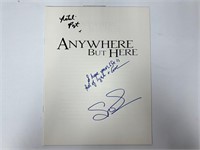 Autograph COA Anywhere But Here Press Kit