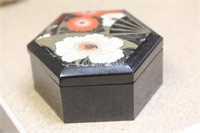 Japanese Octagon Lacquer Box