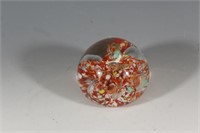 Vintage Norleans Glass Paperweight