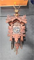 CUCKOO CLOCK MADE IN GERMANY W/ WEIGHTS