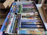 Disney VHS cassette movies.
