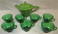 Tea Pot With Glass Cups