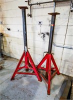 (2) Large Heavy Duty Jack Stands