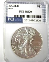 2016 Silver Eagle PCI MS70