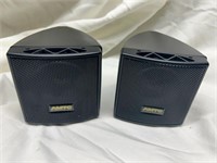 PAIR Surround Sound Speakers 3 1/2" Comm Grade BLK
