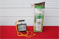 Pump Sprayer & Shop Light