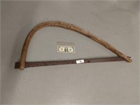 Antique primitive limb saw