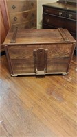 Vintage repurposed cedar lined grain box